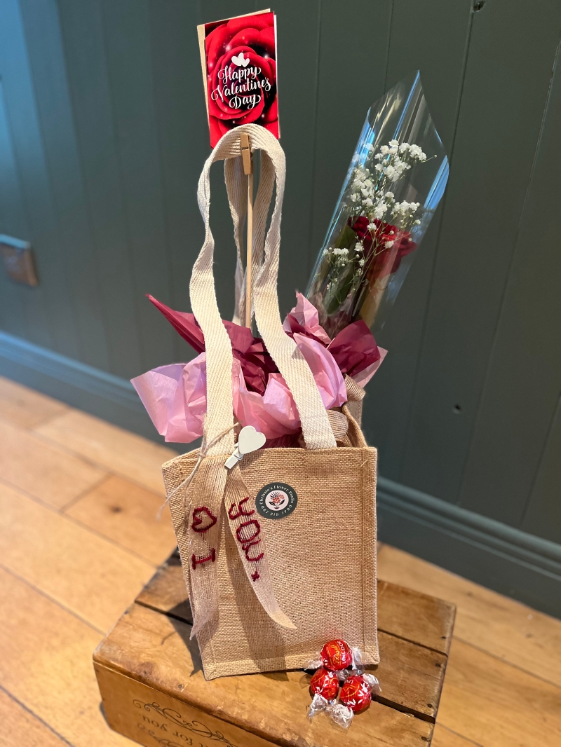 Single Red Rose Giftset